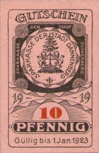 Germany, 10 Pfennig, D2.4b