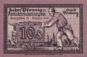 Germany, 10 Pfennig, F19.4b