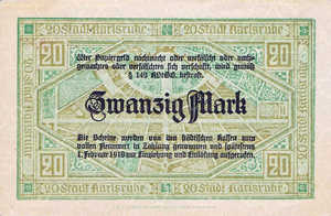 Germany, 20 Mark, 263.04b