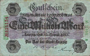 Germany, 1,000,000 Mark, 2986a