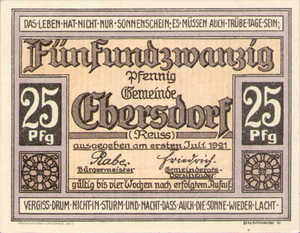Germany, 25 Pfennig, 302.1