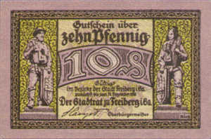 Germany, 10 Pfennig, F19.4b