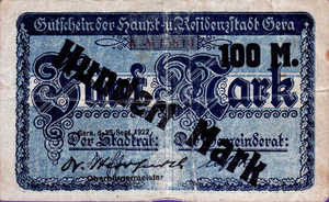 Germany, 100 Mark, 1655.1b