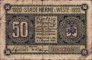 Germany, 50 Pfennig, H30.7b