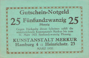Germany, 25 Pfennig, 540.1