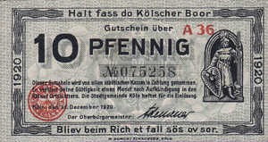 Germany, 10 Pfennig, K30.14a