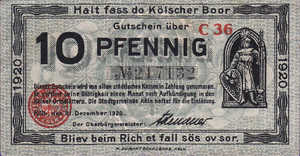 Germany, 10 Pfennig, K30.14a