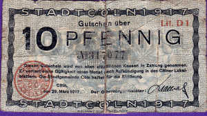 Germany, 10 Pfennig, K30.1b