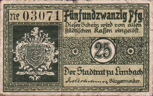 Germany, 25 Pfennig, L44.3b