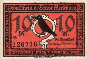 Germany, 10 Pfennig, 884.1