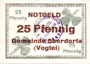 Germany, 25 Pfennig, O3.6c
