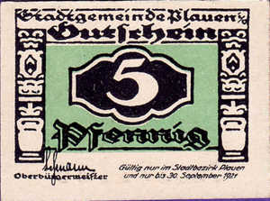Germany, 5 Pfennig, P26.6c