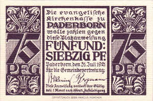 Germany, 75 Pfennig, 1042.1