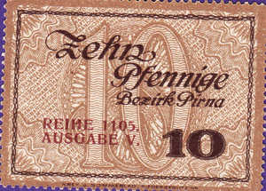 Germany, 10 Pfennig, P23.1a