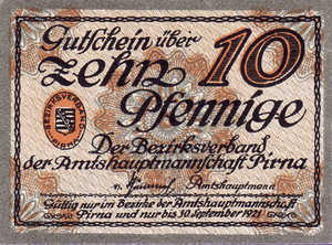 Germany, 10 Pfennig, P23.4