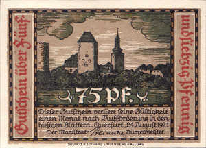 Germany, 75 Pfennig, 1090.1