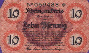 Germany, 10 Pfennig, R28.3
