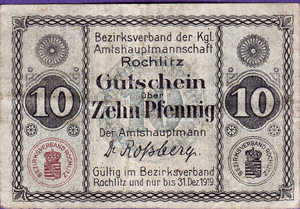 Germany, 10 Pfennig, R31.5