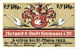 Germany, 75 Pfennig, 1203.1
