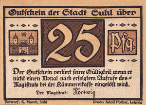 Germany, 25 Pfennig, 1303.1