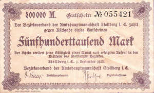 Germany, 500,000 Mark, 4892e