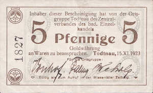 Germany, 5 Gold Pfennig, T009