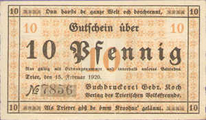 Germany, 10 Pfennig, 1342.2