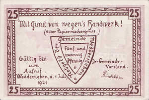 Germany, 25 Pfennig, 1386.2b