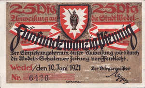 Germany, 25 Pfennig, 1387.2