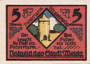 Germany, 5 Pfennig, 1391.3