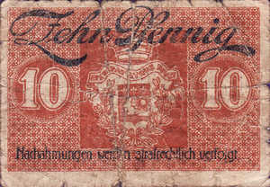 Germany, 10 Pfennig, S5.8
