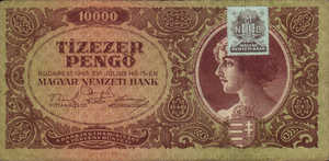 Hungary, 10,000 Pengo, P119c
