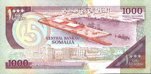 Somalia, 1,000 Shilling, P37a