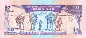 Somaliland, 10 Shilling, P2a