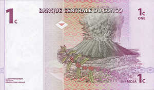 Congo Democratic Republic, 1 Centime, P80a