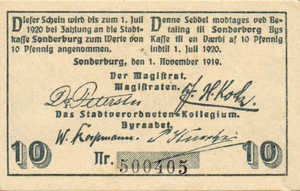 Germany, 10 Pfennig, S86.5a