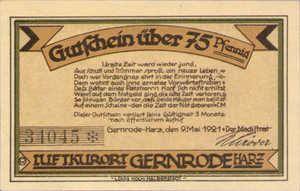 Germany, 75 Pfennig, 423.2a