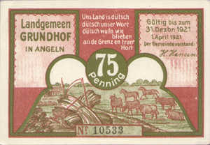 Germany, 75 Pfennig, 493.2