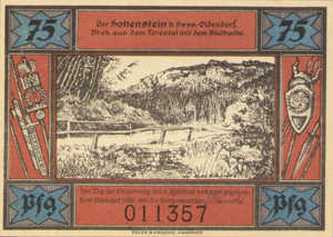Germany, 75 Pfennig, 606.1