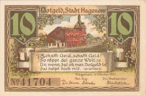 Germany, 10 Pfennig, 500.1a