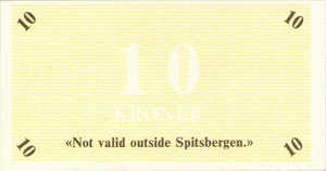 Norway - Spitsbergen, 10 Krone, SN45