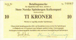 Norway - Spitsbergen, 10 Krone, SN45
