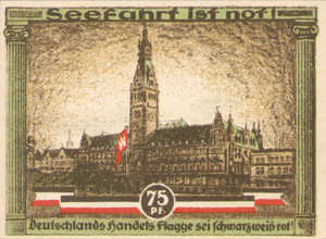 Germany, 75 Pfennig, 539.3
