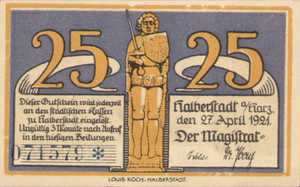 Germany, 25 Pfennig, 504.3c