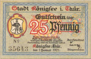Germany, 25 Pfennig, 725.3