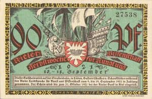 Germany, 90 Pfennig, 696.1a