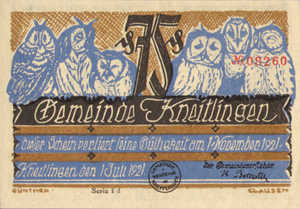 Germany, 75 Pfennig, 710.1a