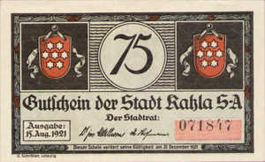 Germany, 75 Pfennig, 668.3a