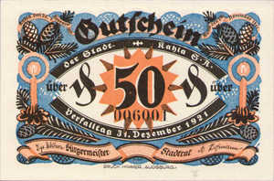 Germany, 50 Pfennig, 668.9a