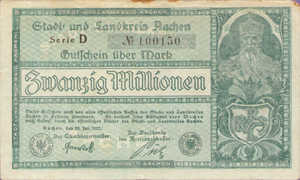 Germany, 20,000,000 Mark, 1e